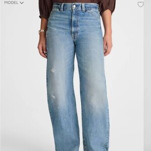 Madewell Light Wash Balloon Jeans